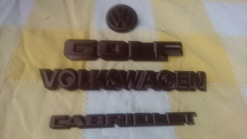 Golf cabrio emblemi - vw,